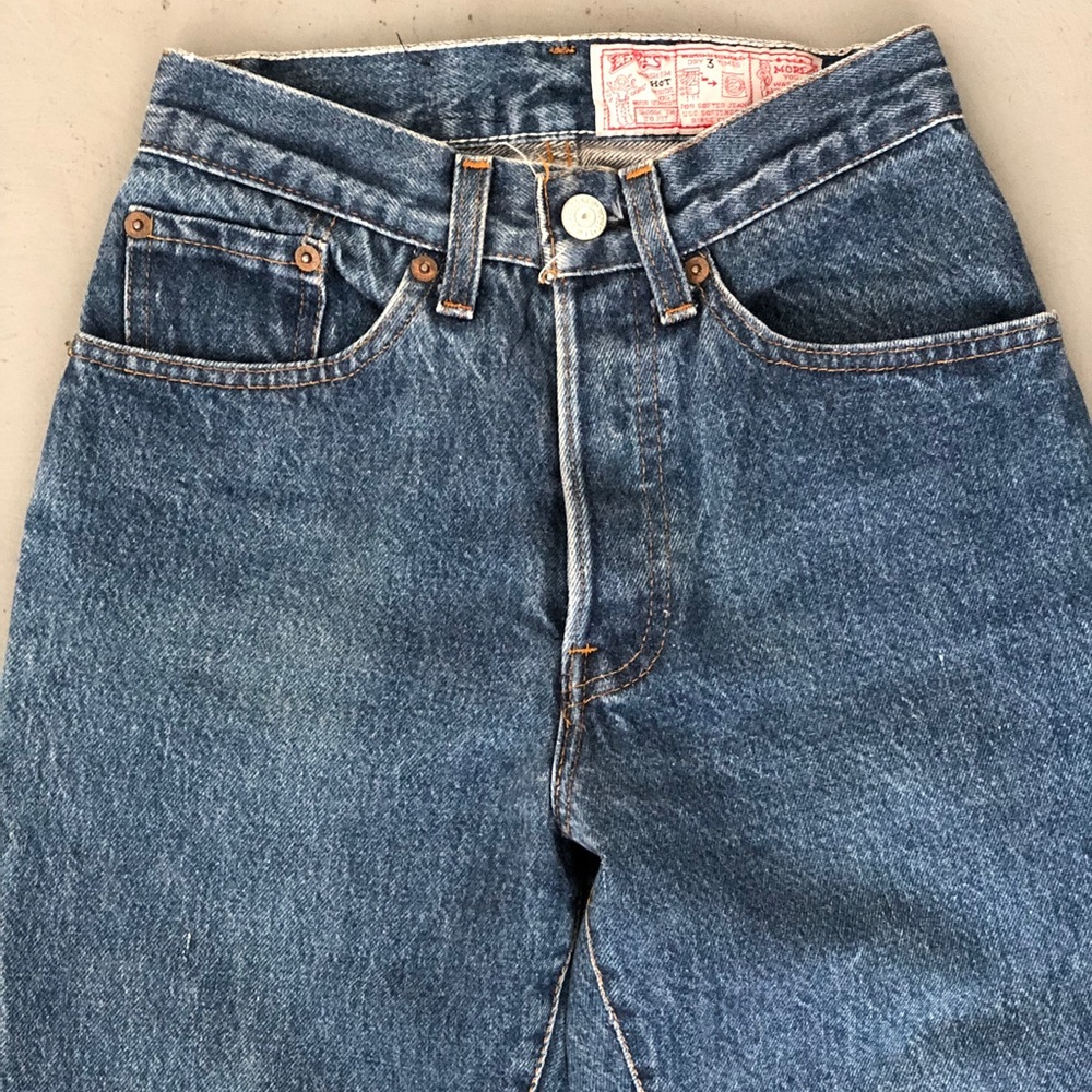 Vtg 70s Levis 501 rare size 23 re/done reformation
